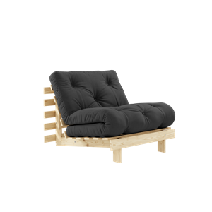 Karup Design Roots Sofa Rozkładana z Materacem 90x200 734 Ciemnoszary/Sosna