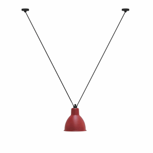 Lampe Gras N323 XL Lampa Wisząca Czerwona Matowa Round