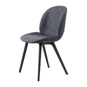 Krzesło do Jadalni GUBI Beetle Plastikowe Nogi Tapicerowane Wokół Bouclé 023