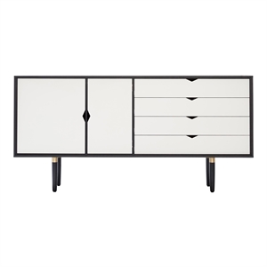 Szafka Andersen Furniture S6 Czarny- Biały