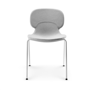 Krzesło do Jadalni Eva Solo Combo z Pełną Tapicerką w Biały- Szary