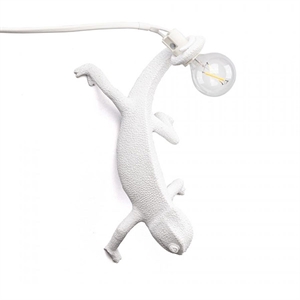 Seletti Chameleon Going Down Lampa Naścienna Biała