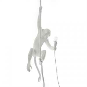 Seletti Monkey With Rope Lampa Sufitowa Biała Zewnętrzna