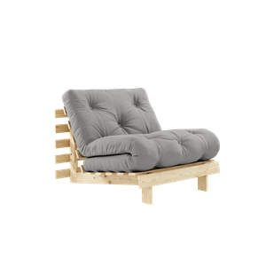Karup Design Roots Sofa Rozkładana z Materacem 90x200 746 Szary/Sosna