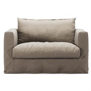 Decotique Le Grand Air Nou Love Seat Armchair Savage Linen