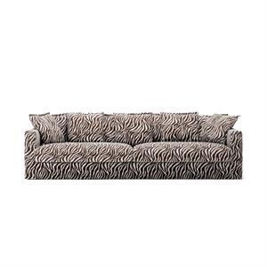 Sofa Decotique Le Grand Air 4-osobowa Zebra/ Brązowy/ Biały