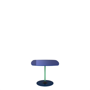 Kartell THIERRY Stolik Kawowy 50x50 Niebieski