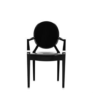 Krzesło do Jadalni Kartell Louis Ghost, Czarny, Czarne