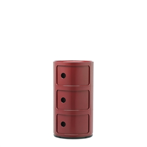 Kartell COMPONIBILI CLASSIC 3 Szafka Burgundowy