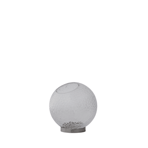 Wazon AYTM GLOBE BUBBLES Ø17 Przezroczysty/ Srebrny