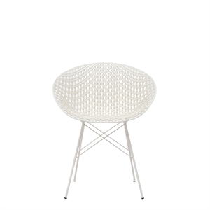 Kartell SMATRIK Krzesło do Jadalni Biały
