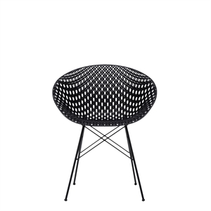 Kartell SMATRIK Krzesło do Jadalni Czarny