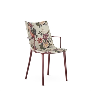 Kartell HHH Krzesło do Jadalni Burgundowy/ Ważka