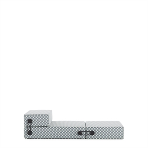 Kartell TRIX LIBERTY OBI CHECK Materac/Sofa Outdoor Niebieski