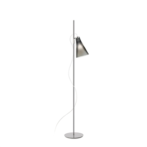 Lampa Stojąca Kartell K-LUX w Kolorze Przydymionego Szary/ Szary