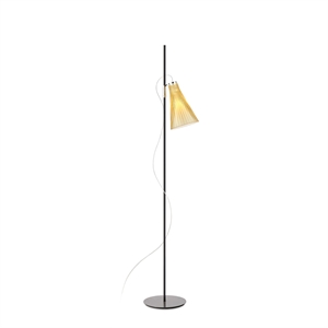 Lampa Stojąca Kartell K-LUX Słomkowożółta/ Czarny