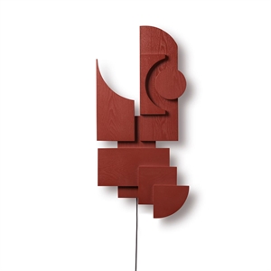 Proszę Czekać na Miejsce Totem Deco Kinkiet Basque Red