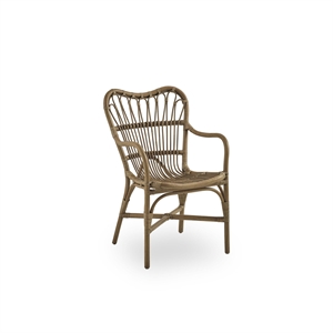 Sika-Design Margret Zewnętrzne Krzesło do Jadalni Aluminiowy/Antyk