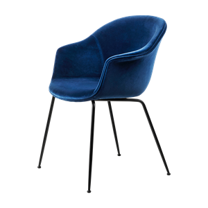 Krzesło do Jadalni GUBI Bat Velvet 420 Sapphire Niebieski