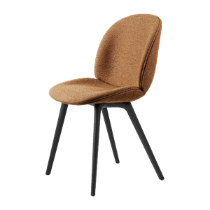 Krzesło do Jadalni GUBI Beetle Plastikowe Nogi Tapicerowane Wokół Bouclé 032