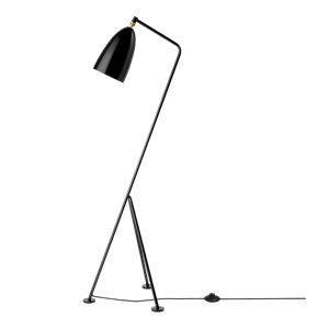 GUBI Grossman Collection Gräshoppa Lampa Stojąca Błyszcząca Czarny