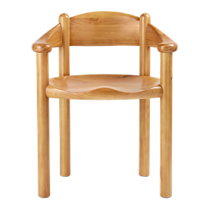 Krzesło do Jadalni GUBI Daumiller z Podłokietnikiem ze Złotej Sosny