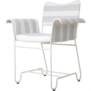 Krzesło do Jadalni Gubi Tropique Biały/ Leslie Stripe 20