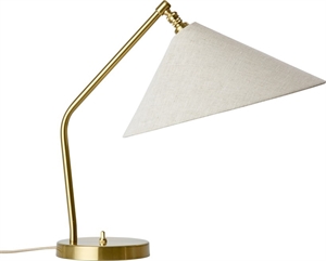 Gubi Gräshoppa Lampa Stołowa Mosiężny/ Płótno