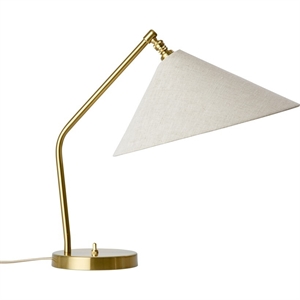 Gubi Gräshoppa Lampa Stołowa Mosiężny/ Płótno