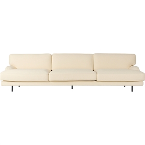 Sofa 3-osobowa Gubi Flaneur Czarny/ Bouclé 001