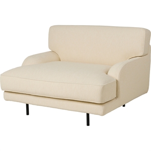 Fotel Gubi Flaneur Czarny/ Bouclé 001
