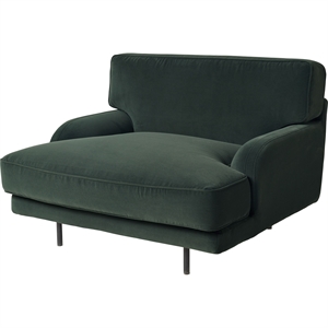 Fotel Gubi Flaneur Czarny/Asator 0984