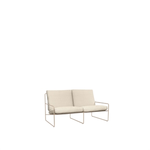 Ferm Living Desert 2-osobowa Sofa Bouclé/Kaszmir/ Złamana Biel