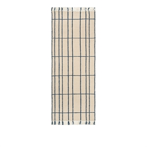 Dywan Ferm Living Sen 80x200 Pergamin/Indygo