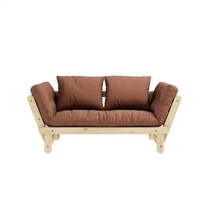 Sofa Karup Beat Lakierowana Bezbarwnie Sosna/759 Clay Brown