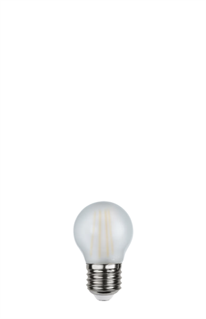 Żarówka LED E27 Globen Lighting 4W z Żarnikiem w Kształcie Globe , Oszroniony