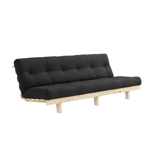 Sofa Rozkładana Karup Lean 130x190 Surowy/734 Ciemnoszary