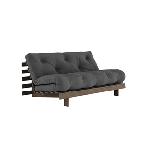 Sofa rozkładana Karup Roots 160x200 Carob Brown/734 Dark Grey