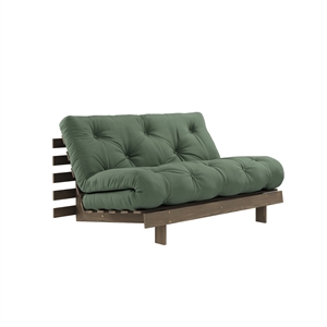 Sofa Rozkładana Karup Roots 140x200 Carob Brown/756 Olive Green