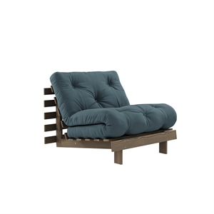 Sofa rozkładana Karup Roots 90x200, kolor karobowy, kolor niebieski 757