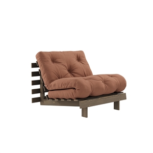 Sofa rozkładana Karup Roots 90x200 Carob Brown/759 Clay Brown