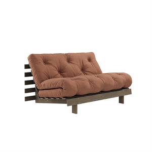 Sofa rozkładana Karup Roots 140x200 Carob Brown/759 Clay Brown