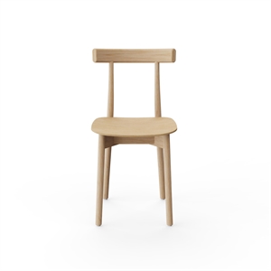 NINE Skinny Drewniane Krzesło do Jadalni z Naturalnego Dębu