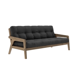 Sofa Rozkładana Karup Grab Carob Brown/734 Dark Grey