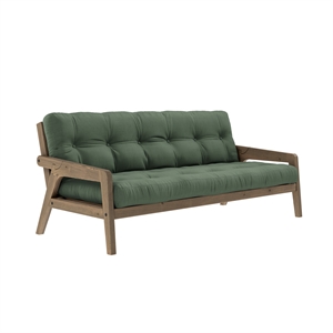 Sofa Rozkładana Karup Grab Carob Brown/756 Olive Green