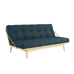 Sofa Karup Folk Sosna Lakierowana Bezbarwnie/757 Petrol Blue