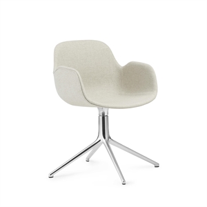 Krzesło do Jadalni Normann Copenhagen Form z Podłokietnikiem i Obrotowym Aluminiowy/ Main Line Flax MLF20