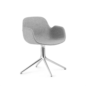 Krzesło do Jadalni Normann Copenhagen Form z Podłokietnikiem i Obrotowym Aluminiowy/Synergy LDS16
