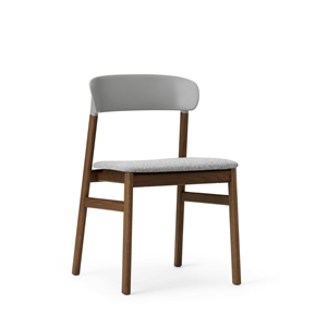 Krzesło do Jadalni Normann Copenhagen Herit Tapicerowane Wędzonym Dębem/ Szary