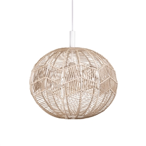 Globen Lighting Missy Lampa Lampa Wisząca Naturalna/ Biały